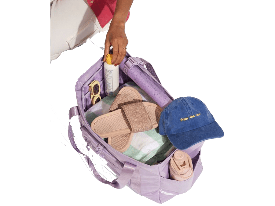 Calpak Terra 35L Water Resistant Zippered Tote Bag in Blossom - Tote Bags - SwagWear