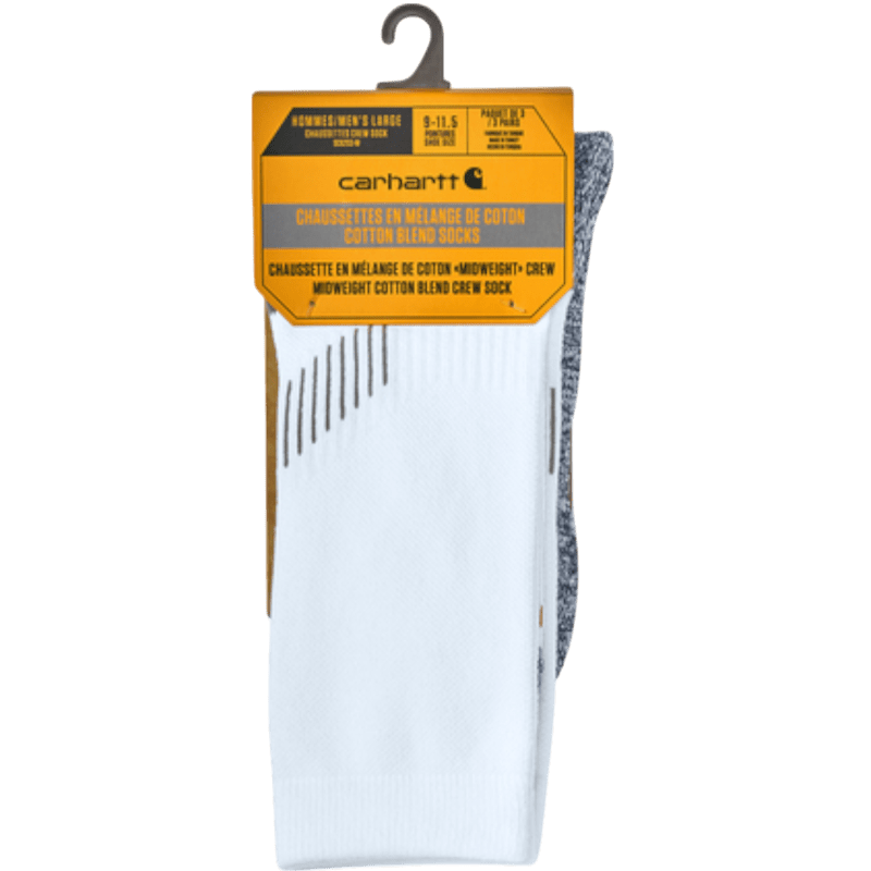 Carhartt Force® Midweight Crew Sock (3 - Pack) - Socks - SwagWear