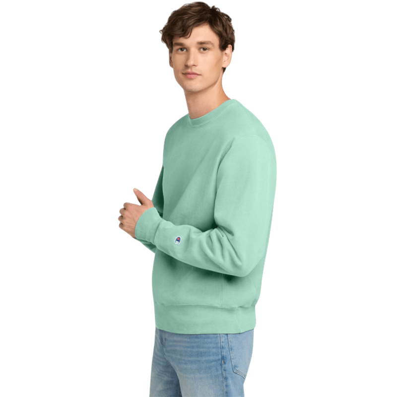 Champion ® Reverse Weave ® Garment - Dyed Crewneck Sweatshirt - Sweatshirts - SwagWear