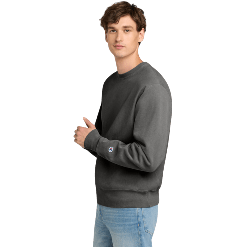 Champion ® Reverse Weave ® Garment - Dyed Crewneck Sweatshirt - Sweatshirts - SwagWear