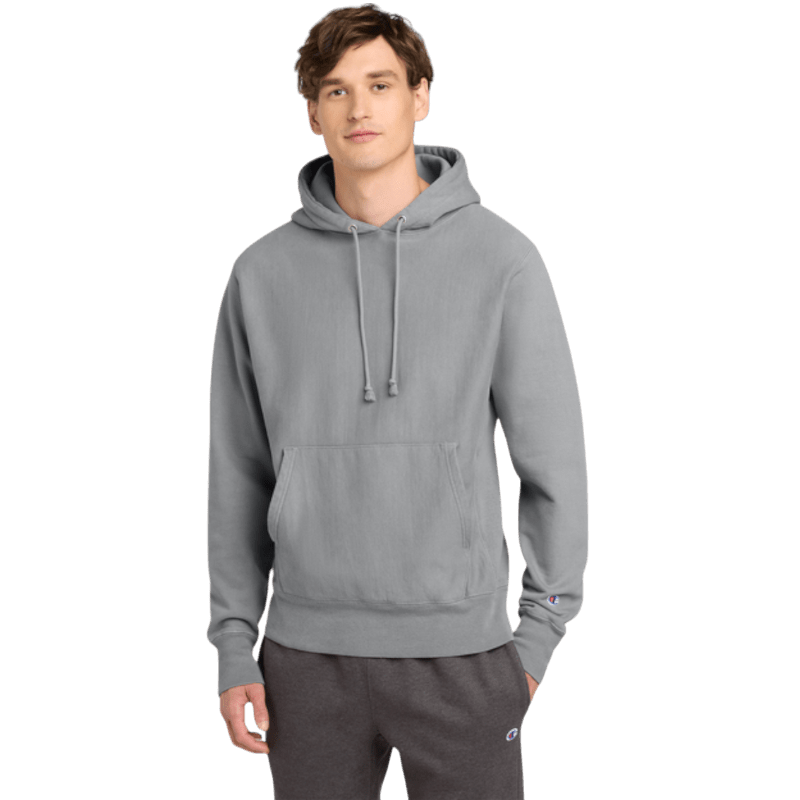 Champion ® Reverse Weave ® Garment - Dyed Hooded Sweatshirt - Hoodies - SwagWear