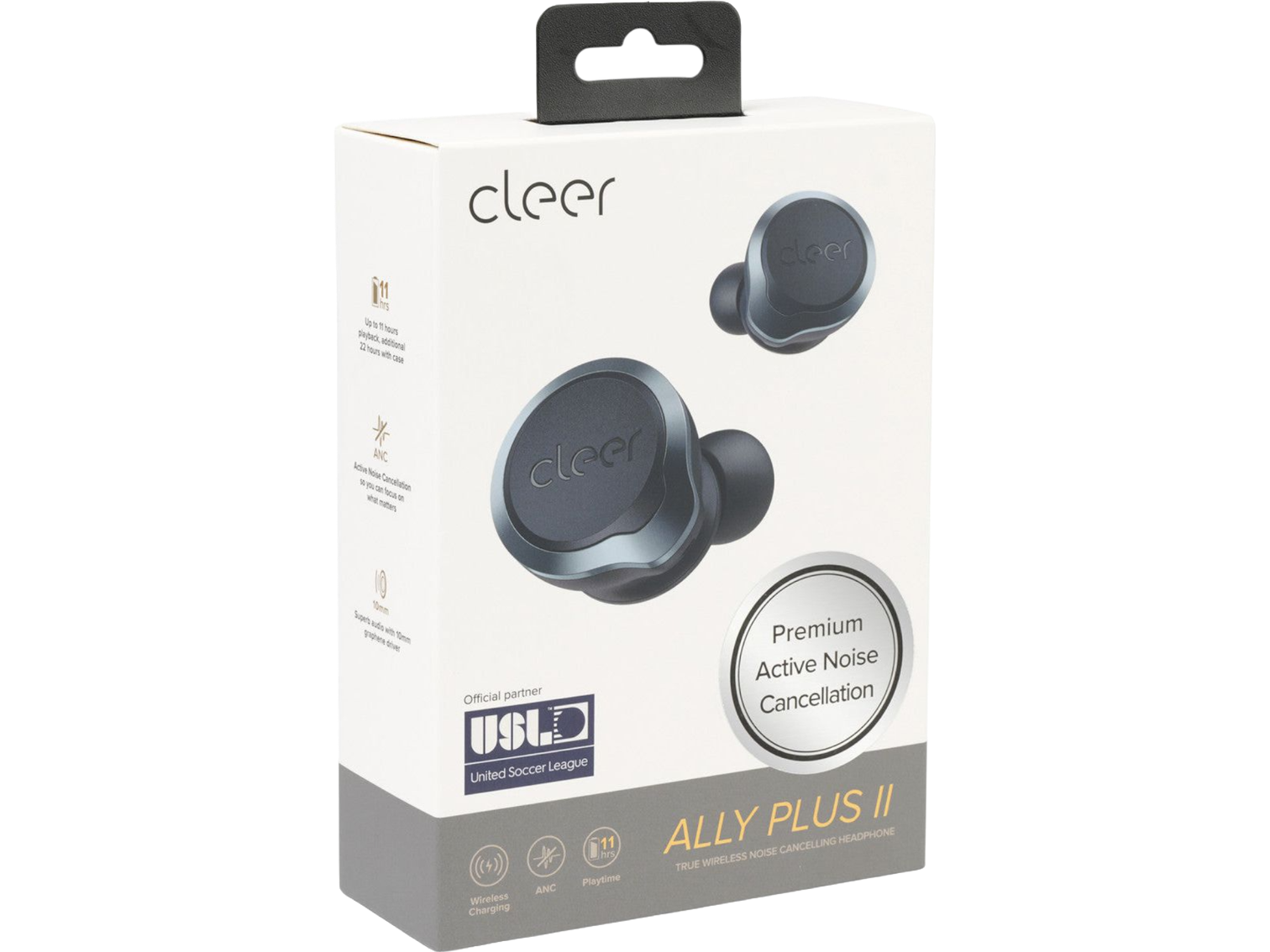 Cleer Ally Plus II True Wireless Noise Cancelling Earbuds - Midnight - Earbuds