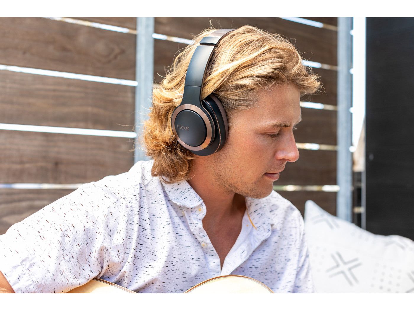 Cleer Enduro ANC Noise Cancelling Headphones - Navy - Headphones