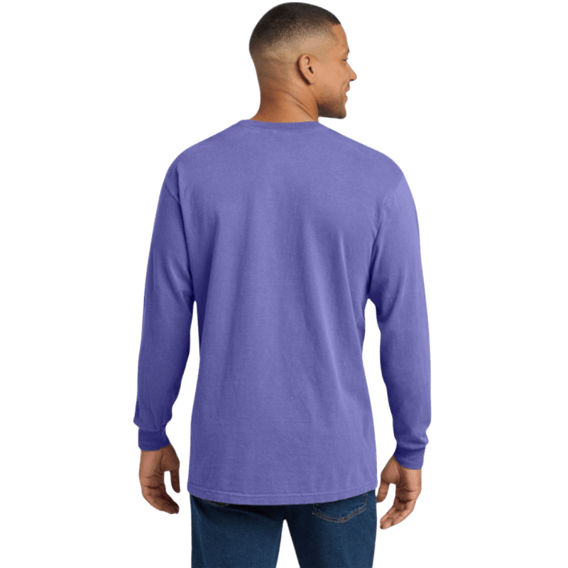 Comfort Colors ® Heavyweight Ring Spun Long Sleeve Pocket Tee - Long-Sleeved T-Shirts - SwagWear