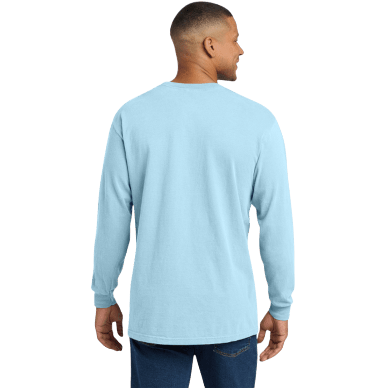 Comfort Colors ® Heavyweight Ring Spun Long Sleeve Pocket Tee - Long-Sleeved T-Shirts - SwagWear