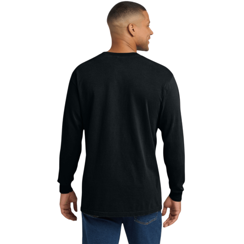Comfort Colors ® Heavyweight Ring Spun Long Sleeve Pocket Tee - Long - Sleeved T-Shirts - SwagWear