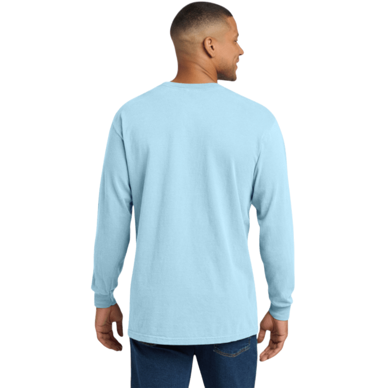 Comfort Colors ® Heavyweight Ring Spun Long Sleeve Pocket Tee - Long - Sleeved T-Shirts - SwagWear