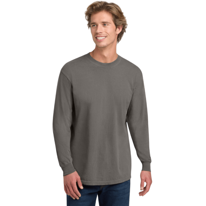 Comfort Colors ® Heavyweight Ring Spun Long Sleeve Tee - Long - Sleeved T-Shirts - SwagWear