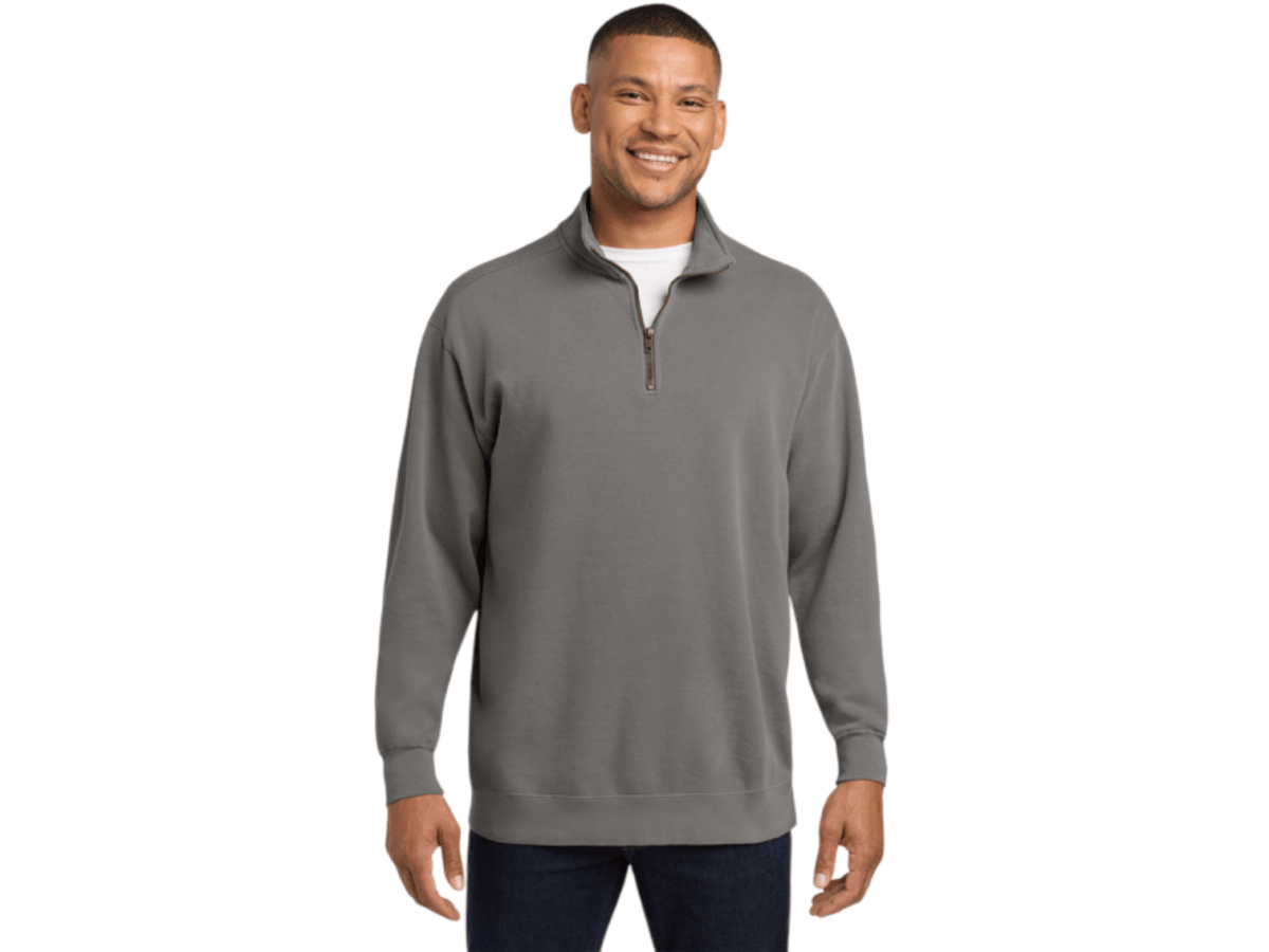 Comfort Colors ® Ring Spun 1/4 - Zip Sweatshirt - Pullovers - SwagWear