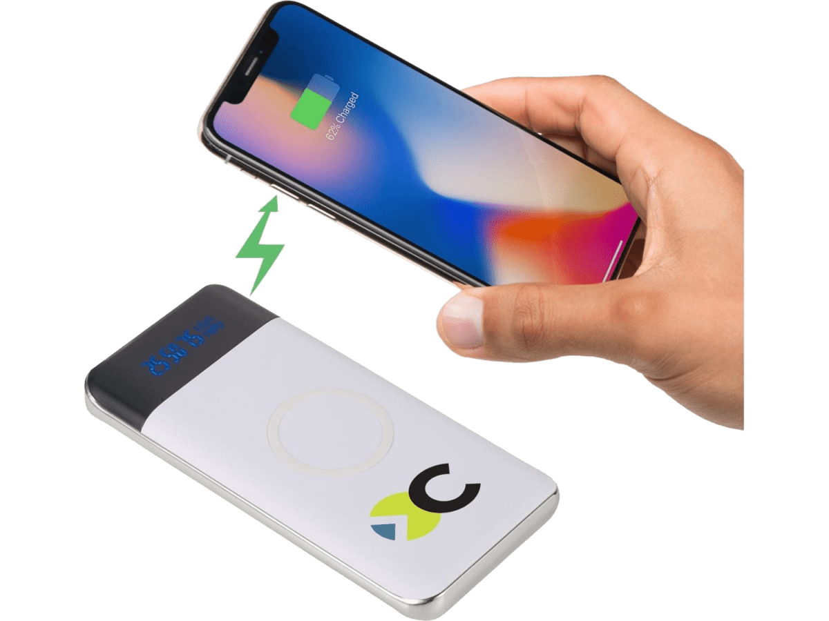 Constant 10000 mAh Wireless Power Bank w/Display - Wireless Power Banks - SwagWear
