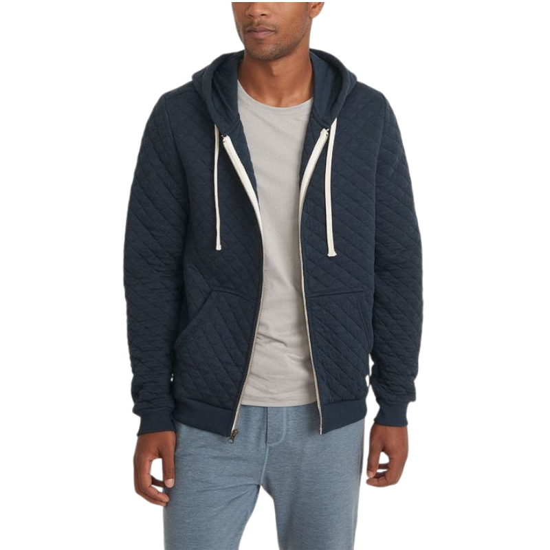 Marine Layer Men's Corbet Quilted Full Zip Hoodie