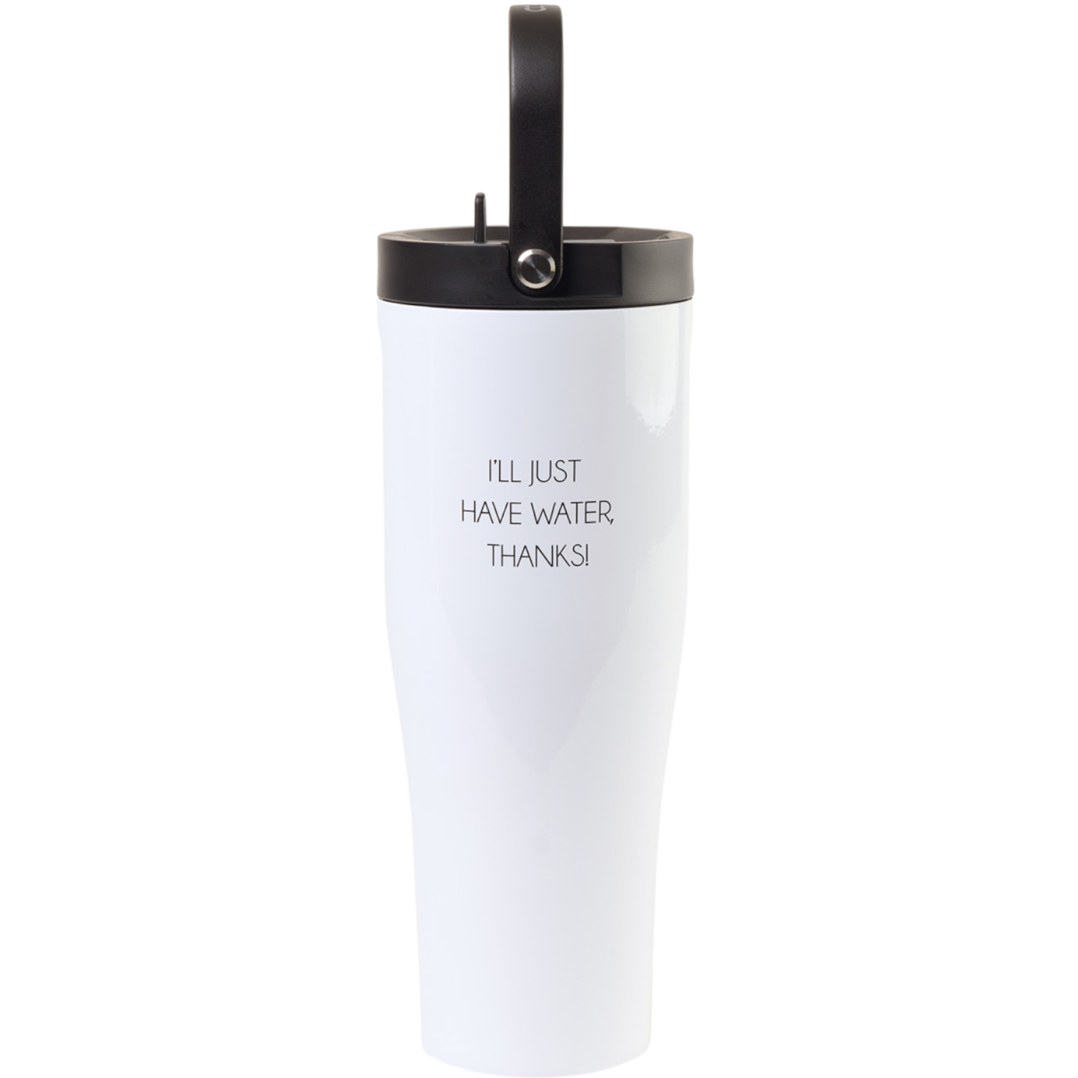 CORKCICLE® Go Cup XL - 30 Oz. - White - Tumblers w/Straws