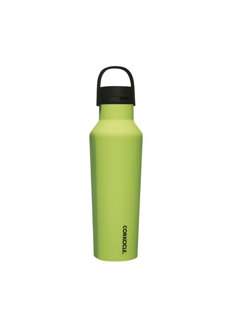 Corkcicle Sport Canteen Soft Touch - Citron / 20oz - Sport Water Bottles