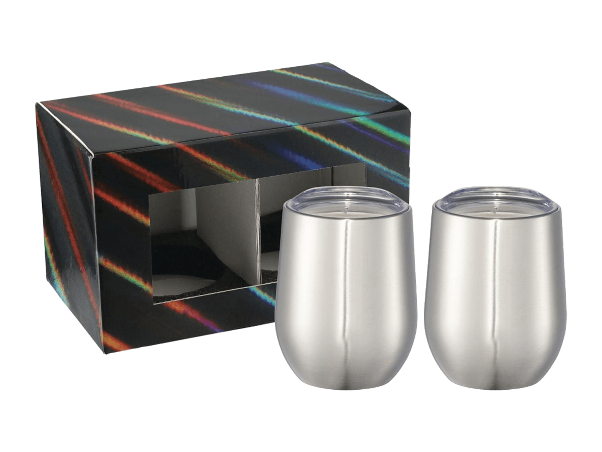 Corzo Cup 12oz 2 in 1 Gift Set - Drinkware Sets - SwagWear