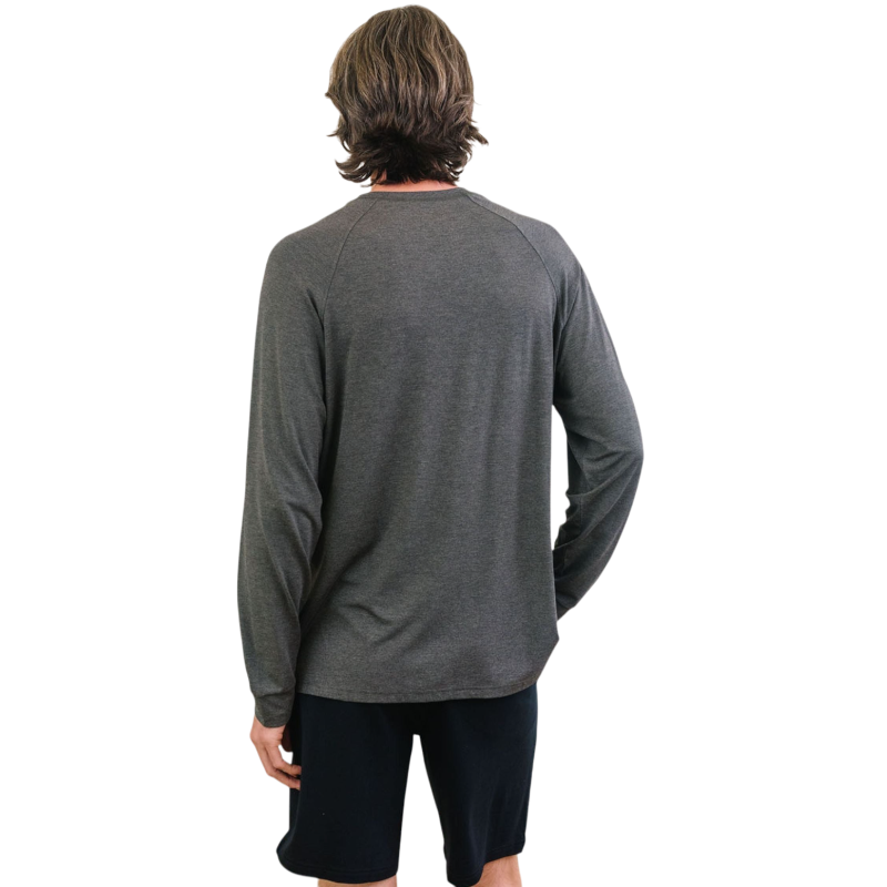Cozy Earth Men’s Bamboo Stretch-Knit Long Sleeve - T-Shirts