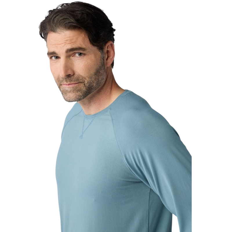 Cozy Earth Men’s Bamboo Stretch-Knit Long Sleeve - T-Shirts