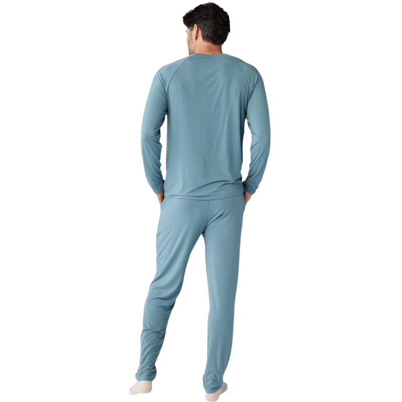 Cozy Earth Men’s Bamboo Stretch-Knit Long Sleeve - T-Shirts