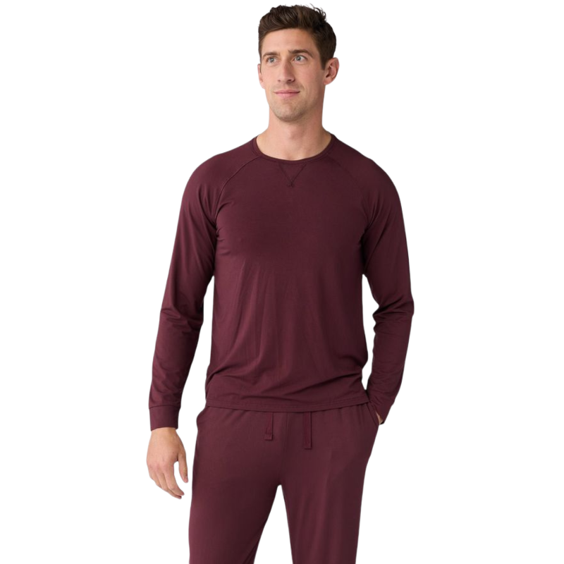 Cozy Earth Men’s Bamboo Stretch-Knit Long Sleeve - T-Shirts