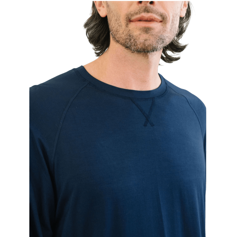 Cozy Earth Men's Bamboo Stretch-Knit Long Sleeve - T-Shirts - SwagWear