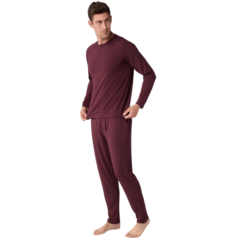 Cozy Earth Men's Bamboo Stretch-Knit Long Sleeve - T-Shirts - SwagWear