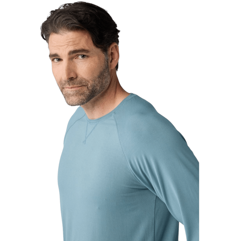 Cozy Earth Men's Bamboo Stretch-Knit Long Sleeve - T-Shirts - SwagWear