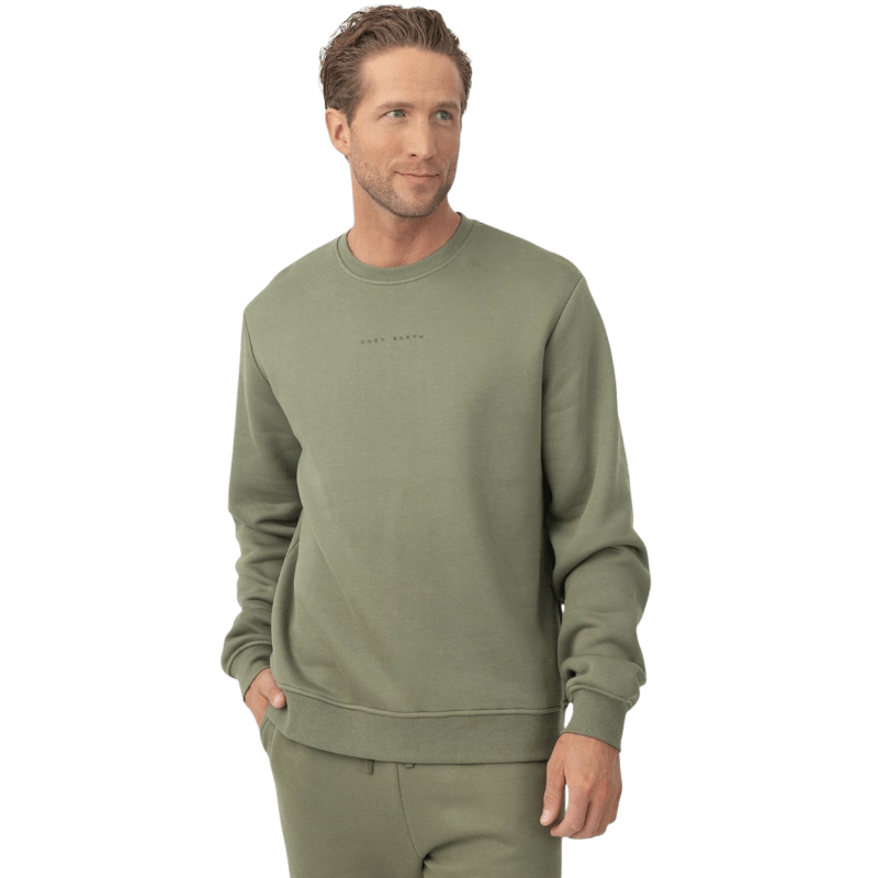 Cozy Earth Men's CityScape Crewneck - Sweatshirts - SwagWear
