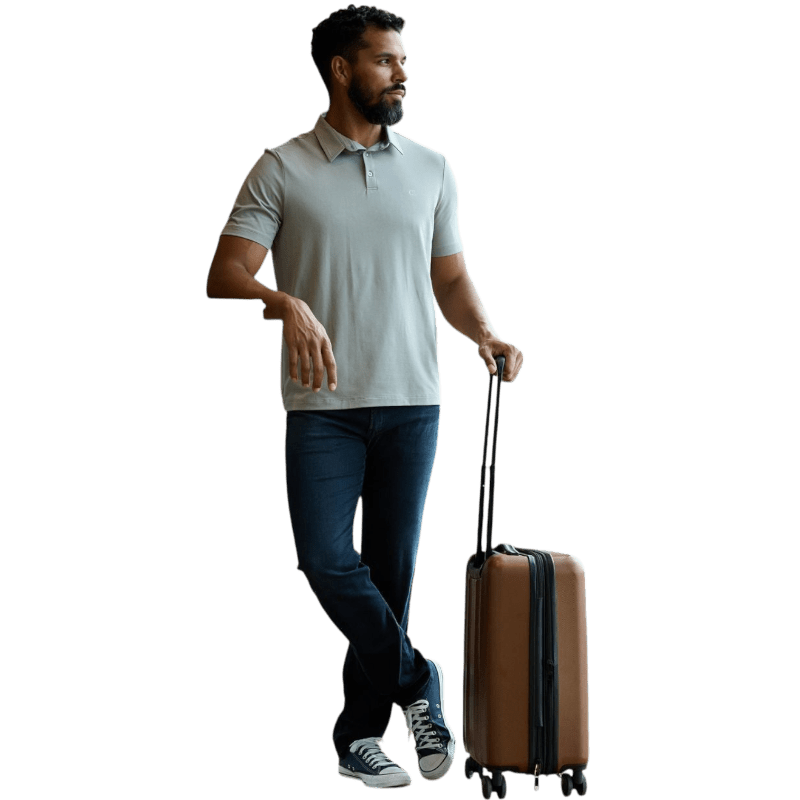 Cozy Earth Men's Everyday Polo - Polos - SwagWear