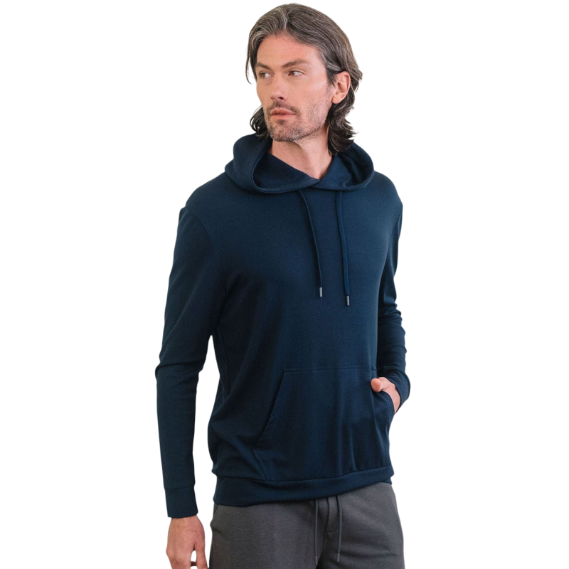 Cozy earth Men’s Ultra-Soft Bamboo Hoodie - Navy / S - Hoodies