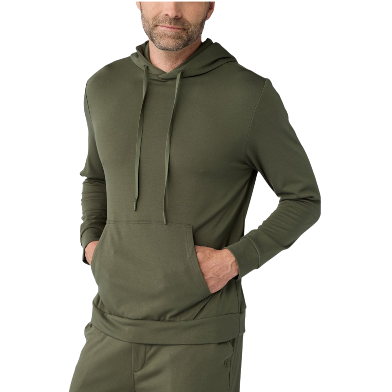 Cozy earth Men’s Ultra-Soft Bamboo Hoodie - Olive / S - Hoodies