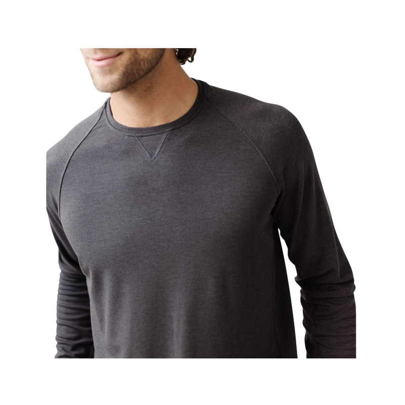 Cozy Earth Men’s Ultra-Soft Bamboo Pullover Crew - Sweatshirts