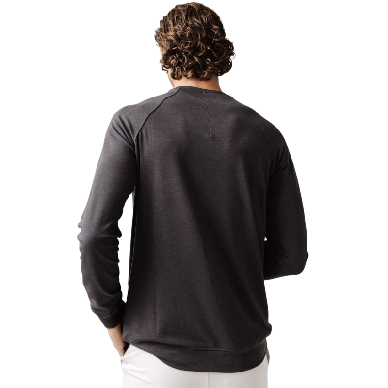 Cozy Earth Men’s Ultra-Soft Bamboo Pullover Crew - Sweatshirts