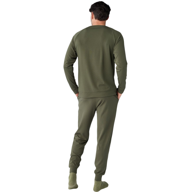 Cozy Earth Men’s Ultra-Soft Bamboo Pullover Crew - Sweatshirts