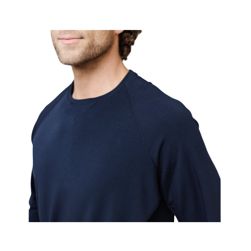 Cozy Earth Men’s Ultra-Soft Bamboo Pullover Crew - Sweatshirts