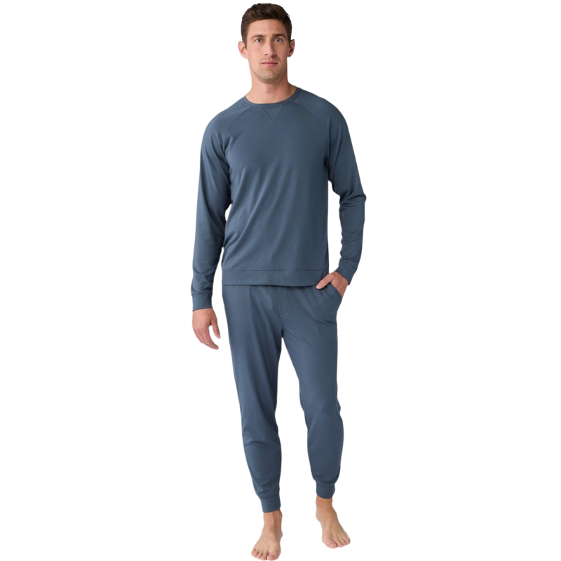 Cozy Earth Men’s Ultra-Soft Bamboo Pullover Crew - Sweatshirts