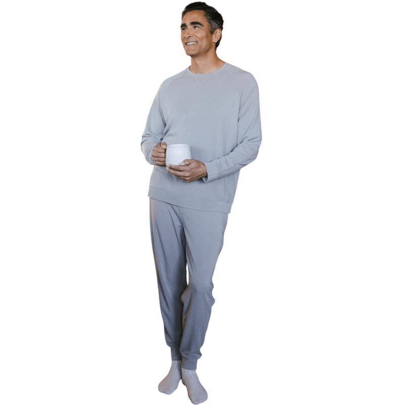 Cozy Earth Men's Ultra-Soft Bamboo Pullover Crew - Sweatshirts - SwagWear