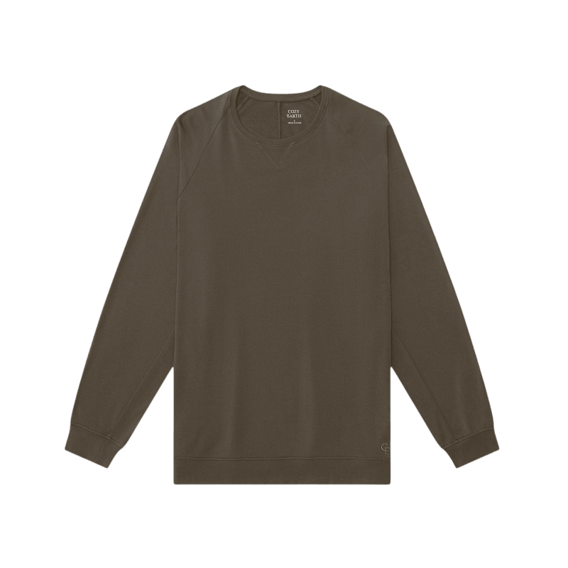 Cozy Earth Men's Ultra-Soft Bamboo Pullover Crew - Sweatshirts - SwagWear