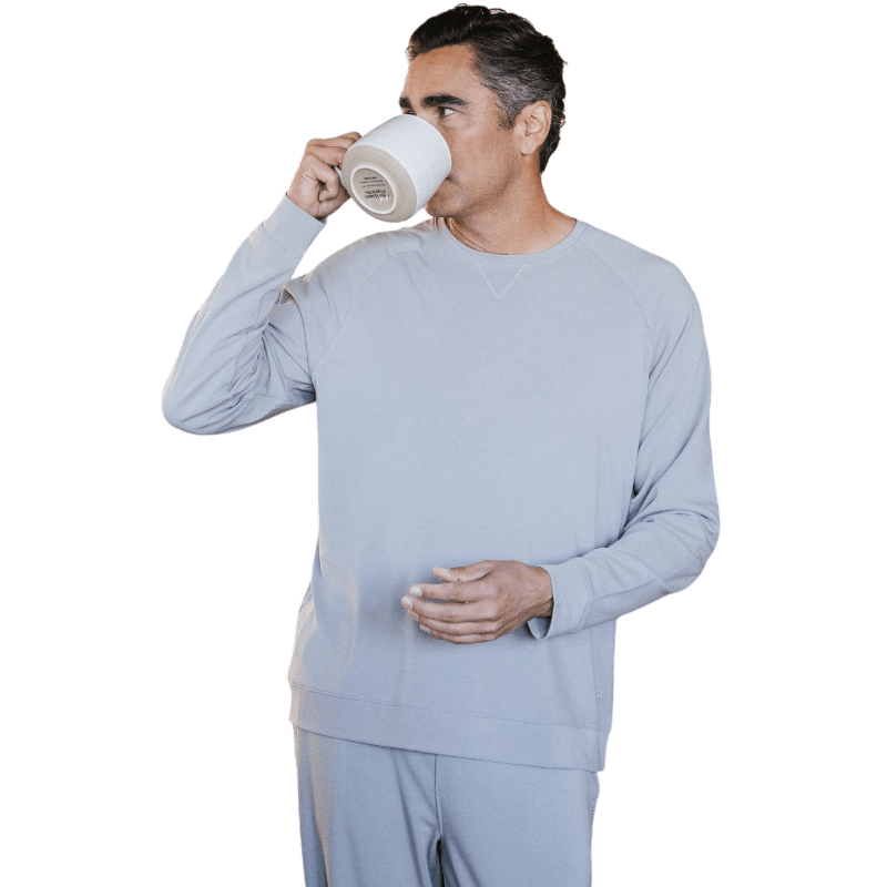 Cozy Earth Men's Ultra-Soft Bamboo Pullover Crew - Sweatshirts - SwagWear