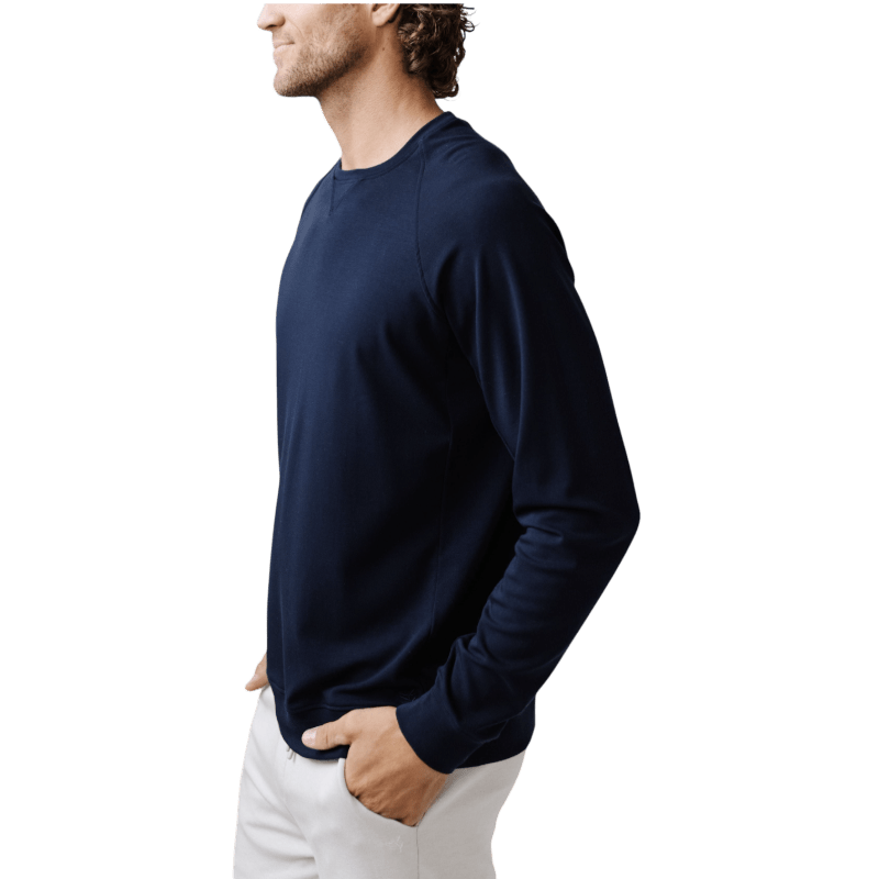 Cozy Earth Men's Ultra-Soft Bamboo Pullover Crew - Sweatshirts - SwagWear