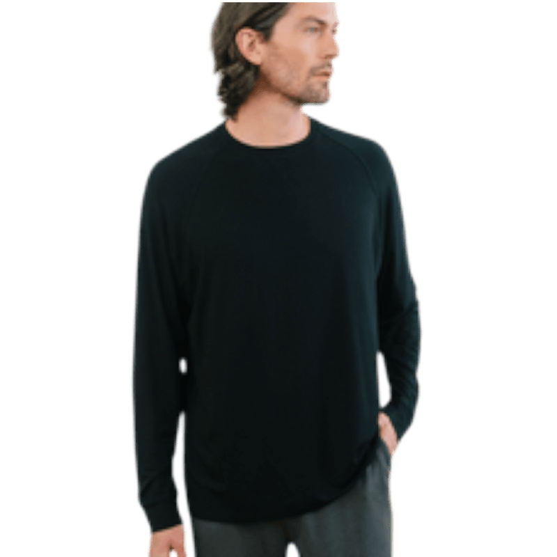 Cozy Earth Men's Ultra-Soft Bamboo Pullover Crew - Sweatshirts - SwagWear