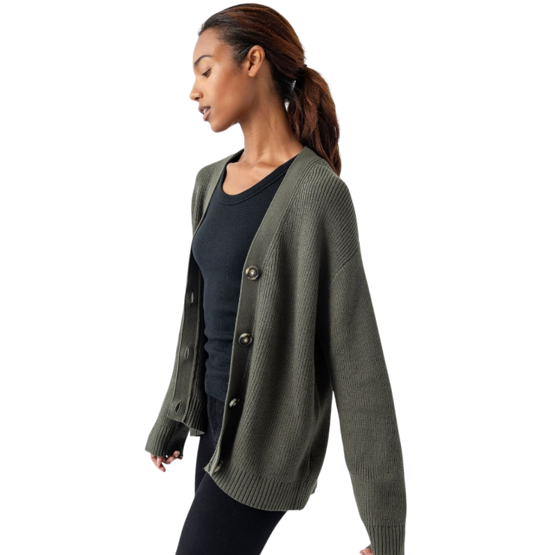 Cozy Earth Oversized Classic Cardigan - Cardigans