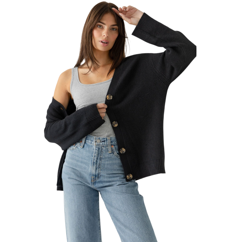 Cozy Earth Oversized Classic Cardigan - Cardigans