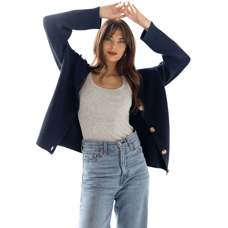 Cozy Earth Oversized Classic Cardigan - Cardigans - SwagWear