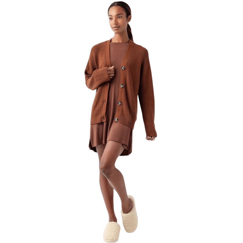 Cozy Earth Oversized Classic Cardigan - Cardigans - SwagWear