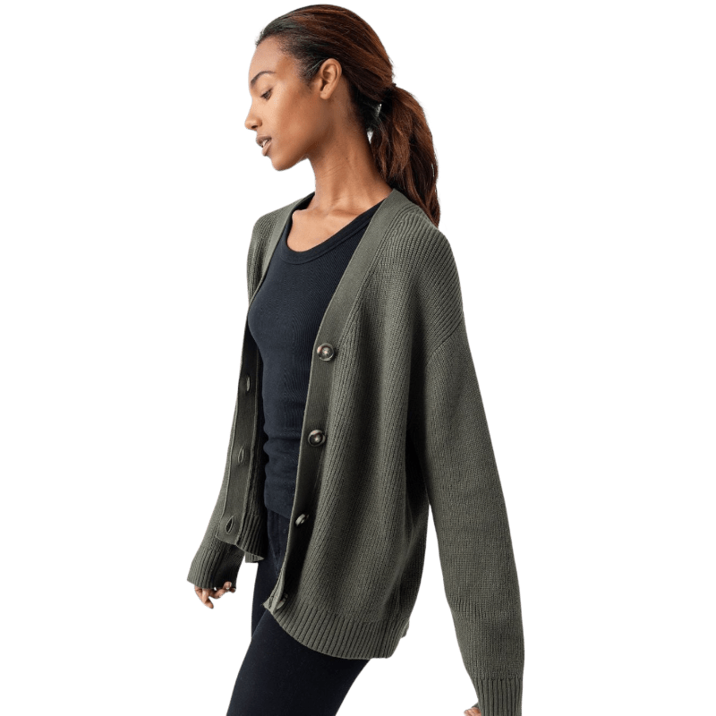 Cozy Earth Oversized Classic Cardigan - Cardigans - SwagWear