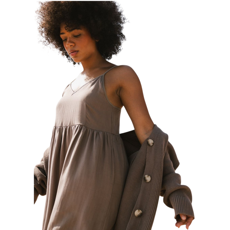 Cozy Earth Oversized Classic Cardigan - Ebony / XS - Cardigans