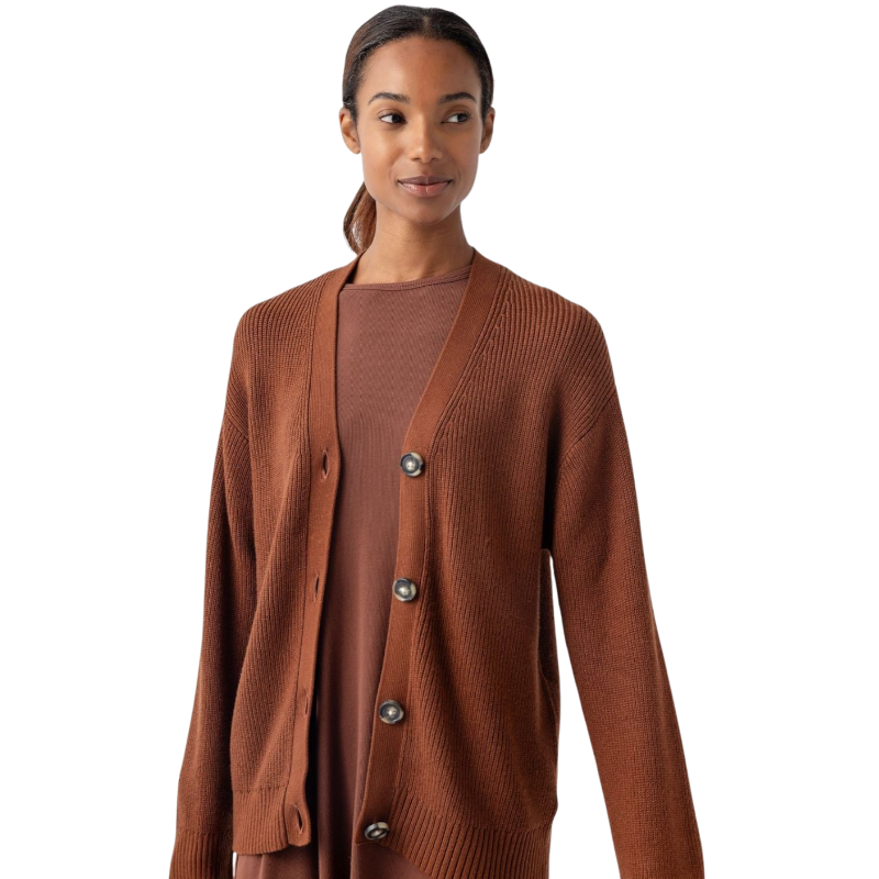 Cozy Earth Oversized Classic Cardigan - Spice / XS - Cardigans