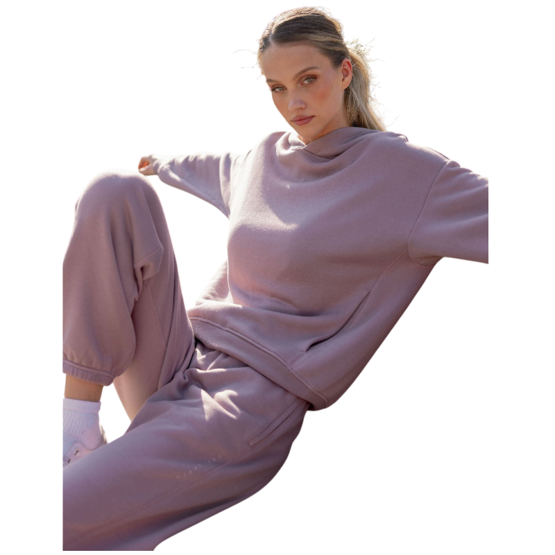 Cozy Earth Women’s CityScape Hoodie - Dusty Orchid / XS - Hoodies