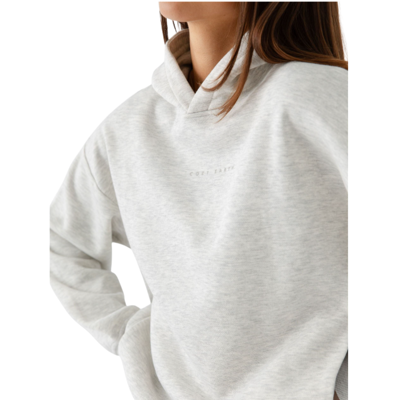 Cozy Earth Women’s CityScape Hoodie - Heather Grey / XS - Hoodies