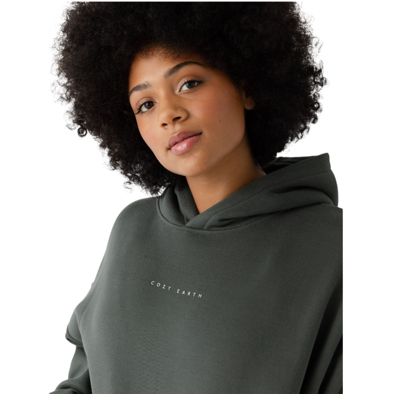 Cozy Earth Women’s CityScape Hoodie - Storm / XS - Hoodies