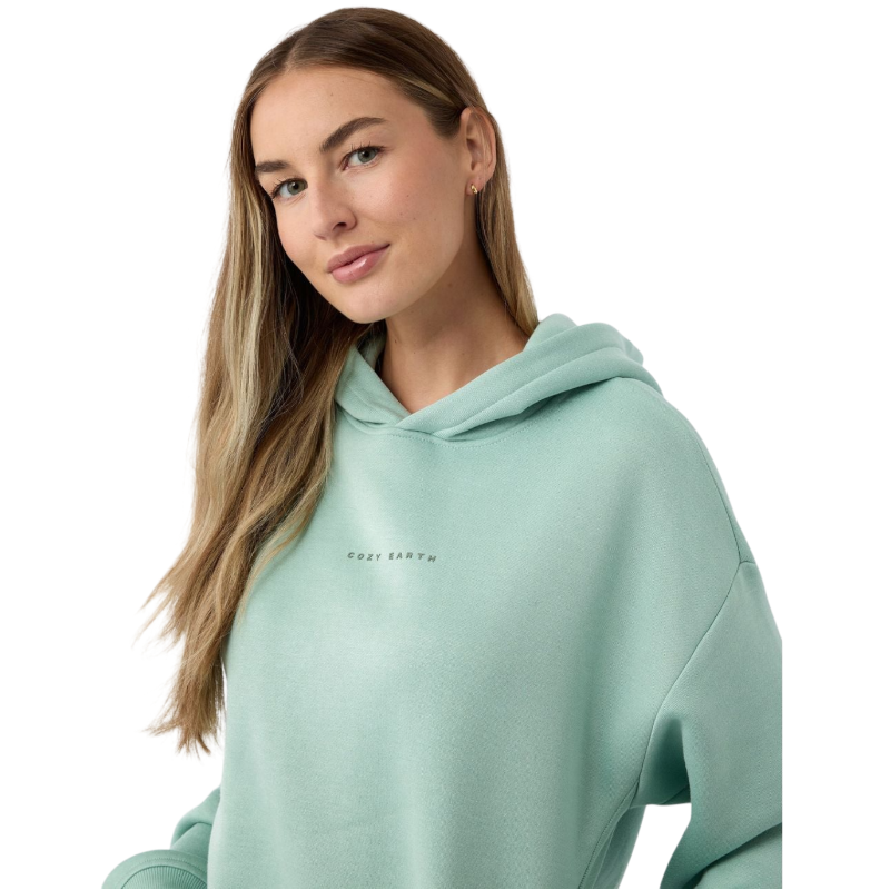 Cozy Earth Women’s CityScape Hoodie - Wintergreen / XS - Hoodies